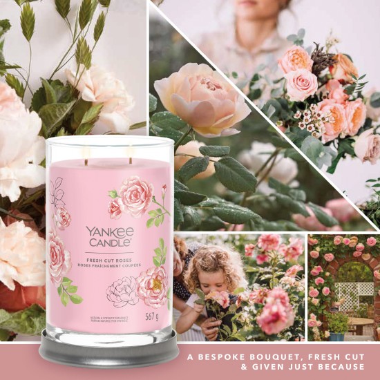Fresh Cut Roses Signature Tumbler Large Jar